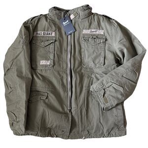 NWT Brandit M65 Giant Men Zippered Faux Sherpa Lining XXL Olive Utility Gorpcore